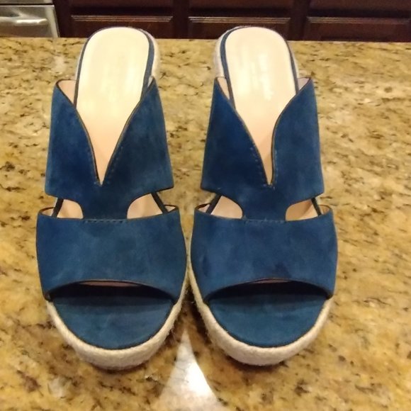 kate spade Shoes - Kate Spade New York Tropez Espadrille Wedges Size 9B